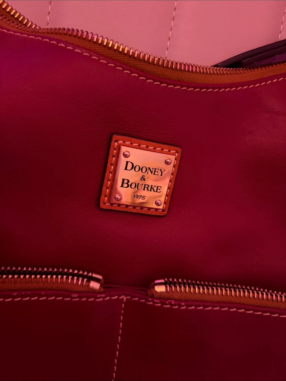 Dooney & Bourke brown soft Leather Shoulder Hobo